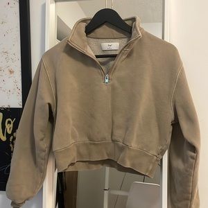 TNA Cropped Quarter Zip